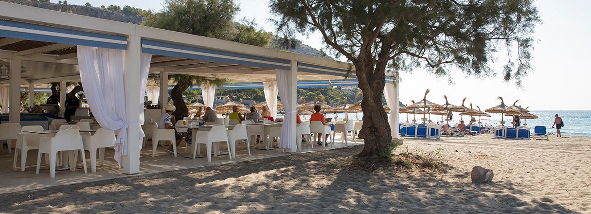 Restaurante pie de playa